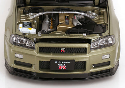 Nissan Skyline GT-R R34 V-Spec Nür OEM Felgen 2001 hellgrün-metallic