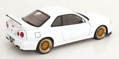 Nissan Skyline GT-R R34 V-Spec II BBS Felgen 2001 weiß