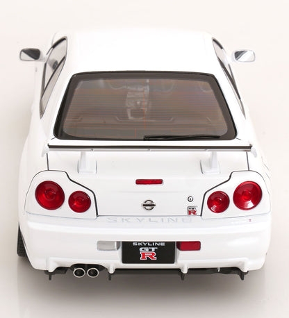 Nissan Skyline GT-R R34 V-Spec II BBS Felgen 2001 weiß