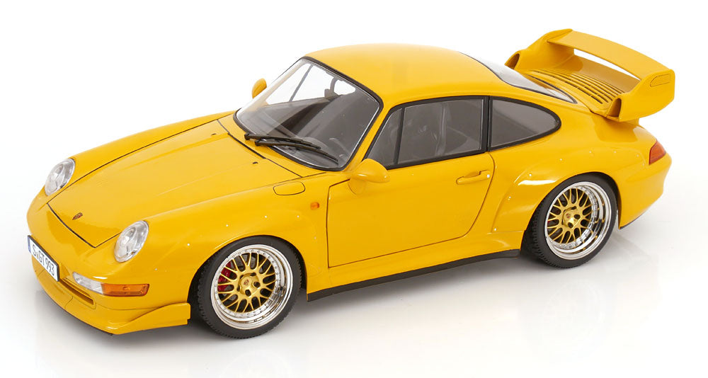 Porsche 911 (993) GT2 BBS Felgen 1996 gelb