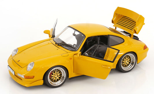 Porsche 911 (993) GT2 BBS Felgen 1996 gelb