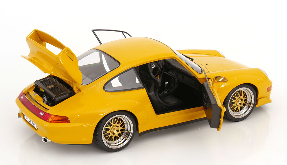 Porsche 911 (993) GT2 BBS Felgen 1996 gelb