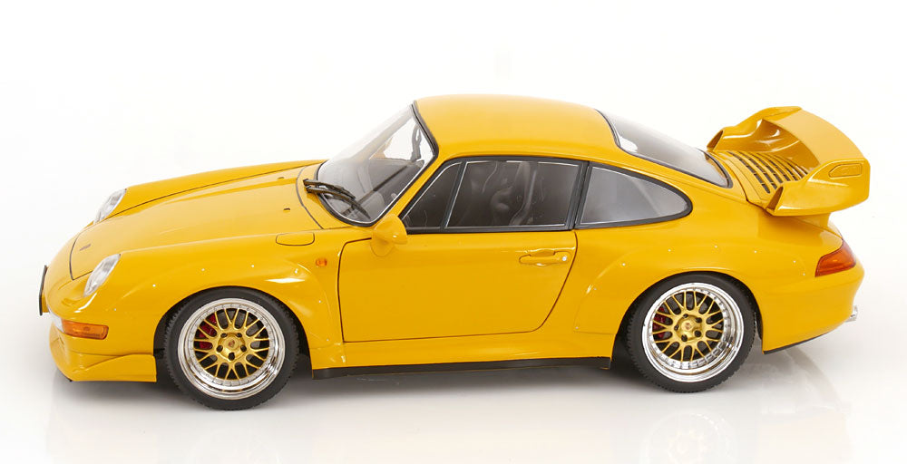 Porsche 911 (993) GT2 BBS Felgen 1996 gelb