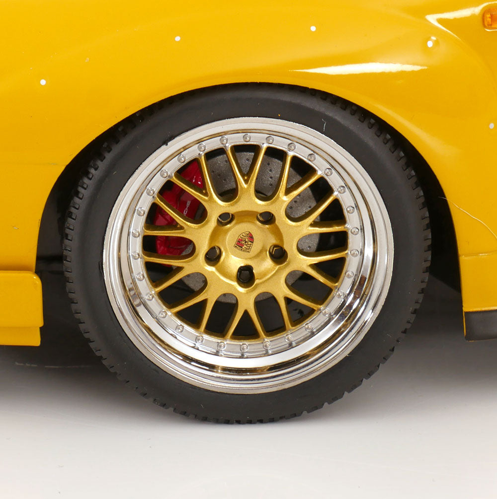 Porsche 911 (993) GT2 BBS Felgen 1996 gelb
