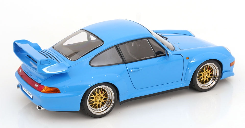 Porsche 911 (993) GT2 BBS Felgen 1996 hellblau