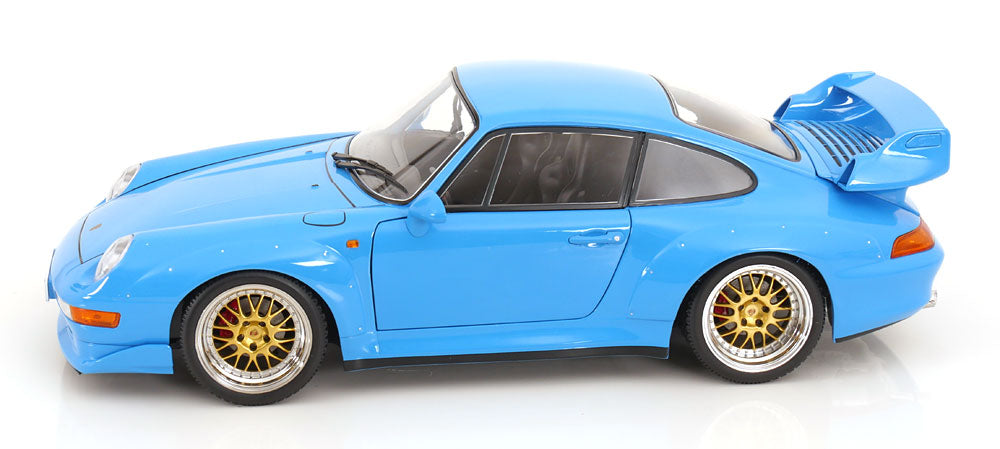 Porsche 911 (993) GT2 BBS Felgen 1996 hellblau