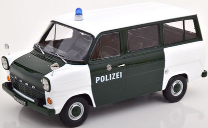 Ford Transit Bus 1965 Polizei Hamburg dunkelgrün/weiß