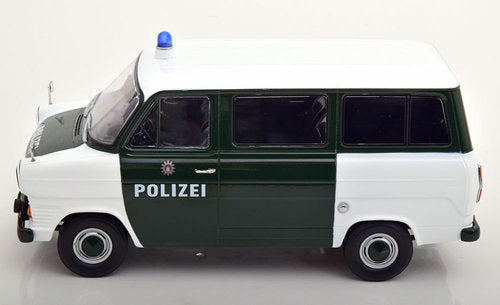 Ford Transit Bus 1965 Polizei Hamburg dunkelgrün/weiß