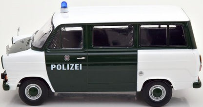 Ford Transit Bus 1965 Polizei Hamburg dunkelgrün/weiß