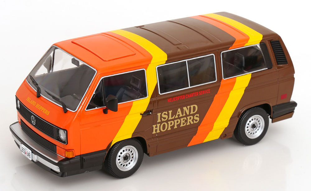 VW Vanagon GL T3 Typ 2 Island Hoppers 1984 braun/orange/gelb