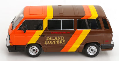 VW Vanagon GL T3 Typ 2 Island Hoppers 1984 braun/orange/gelb