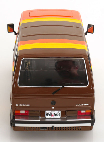 VW Vanagon GL T3 Typ 2 Island Hoppers 1984 braun/orange/gelb