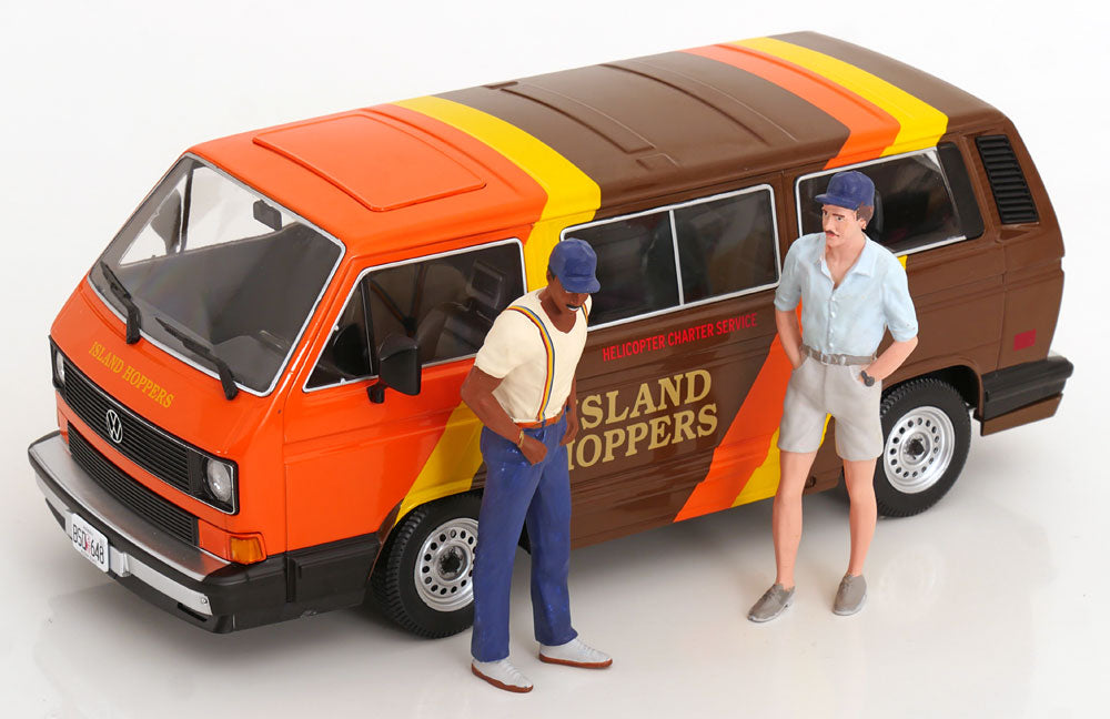 VW Vanagon GL T3 Typ 2 Island Hoppers 1984 braun/orange/gelb