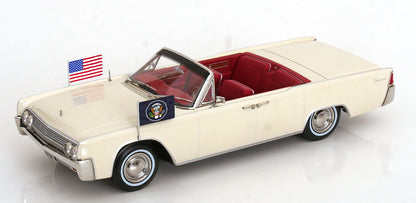 Lincoln Continental Convertible John F. Kennedy 1963 weiß