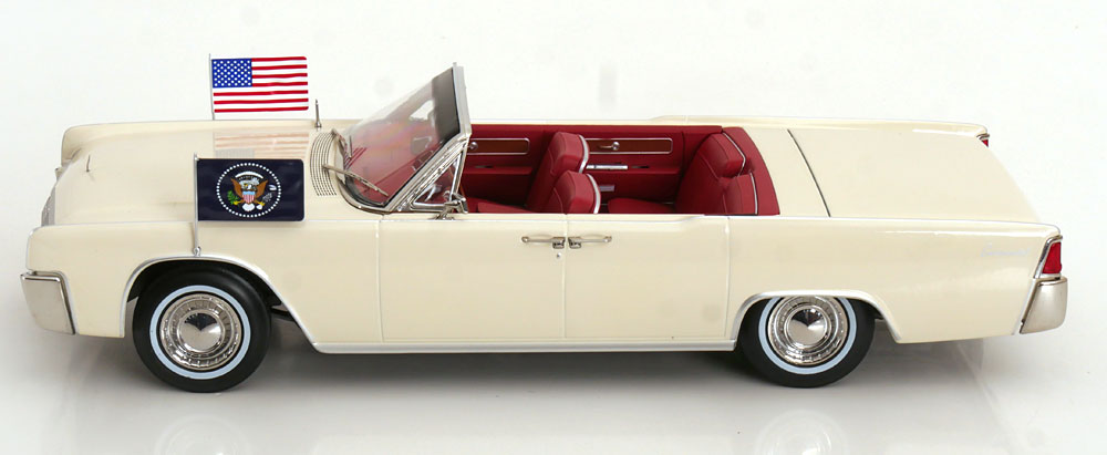 Lincoln Continental Convertible John F. Kennedy 1963 weiß