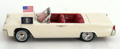 Lincoln Continental Convertible John F. Kennedy 1963 weiß