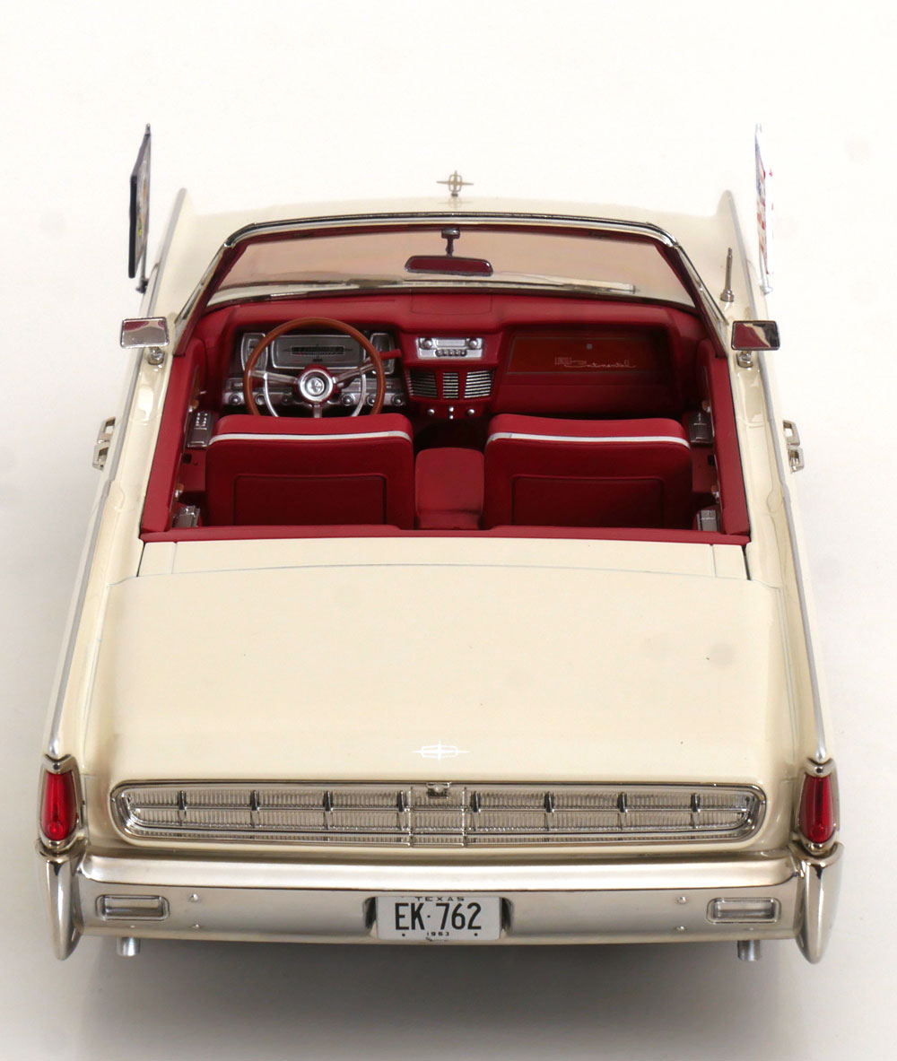 Lincoln Continental Convertible John F. Kennedy 1963 weiß