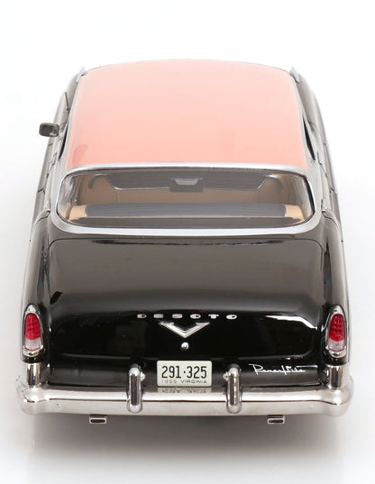 DeSoto Fireflite Sedan 1955 schwarz/pink