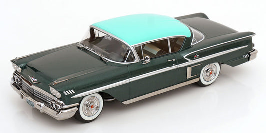 Chevrolet Bel Air Impala Coupe 1958 dunkelgrün-metallic/grün