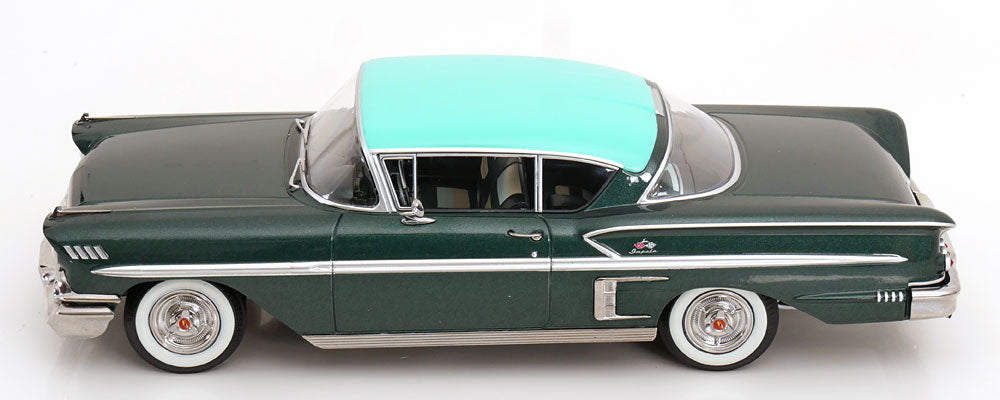 Chevrolet Bel Air Impala Coupe 1958 dunkelgrün-metallic/grün