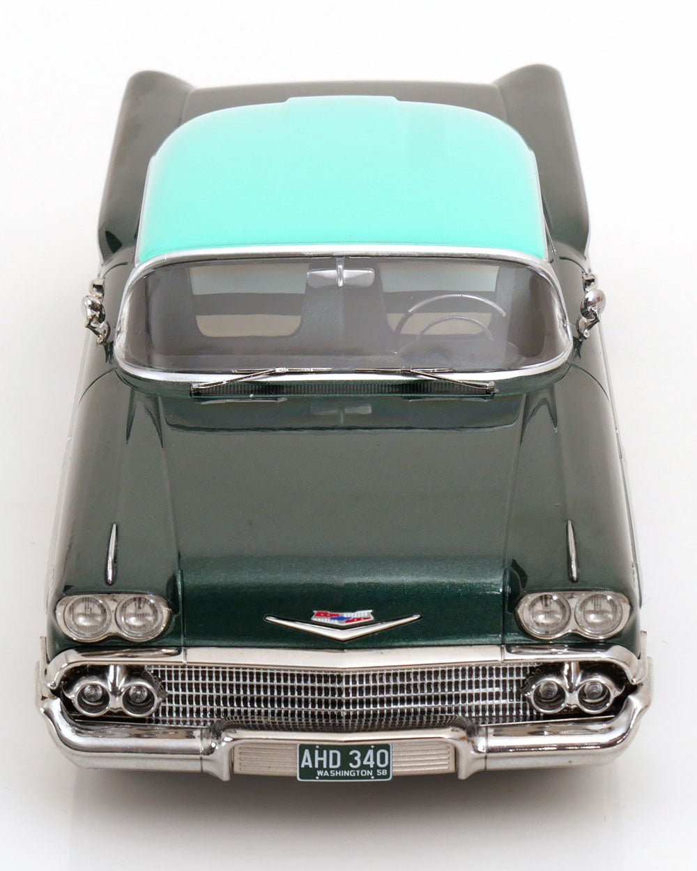 Chevrolet Bel Air Impala Coupe 1958 dunkelgrün-metallic/grün