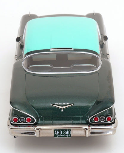 Chevrolet Bel Air Impala Coupe 1958 dunkelgrün-metallic/grün