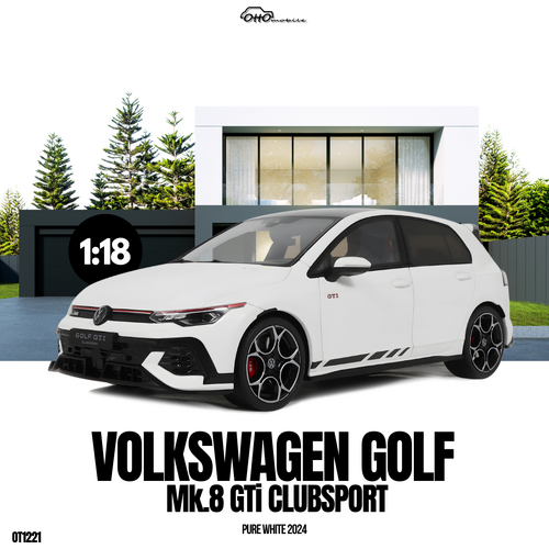 VOLKSWAGEN GOLF Mk.8 GTI CLUBSPORT PURE WHITE 2024