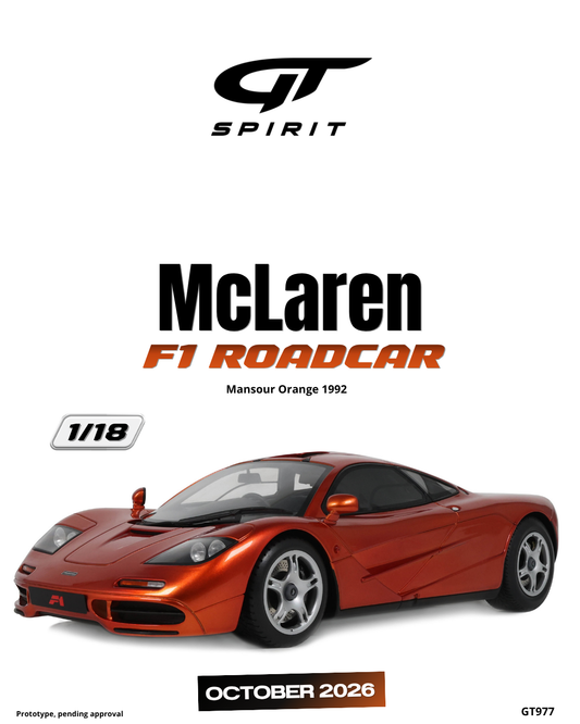 MC LAREN F1 ROADCAR MANSOUR ORANGE 1992