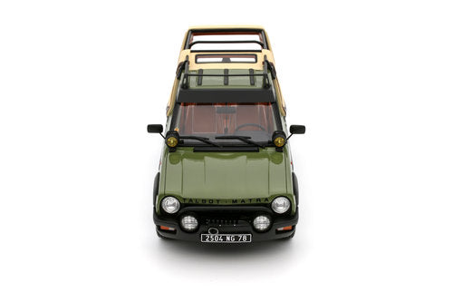 Talbot Matra Rancho Decouvrable Vert Sologne 1981