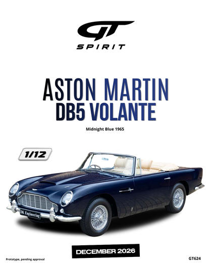 ASTON MARTIN DB5 VOLANTE MIDNIGHT BLUE 1965