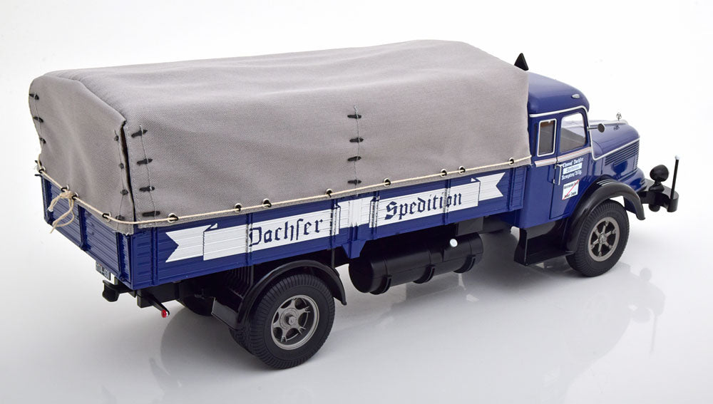 KRUPP - TITAN SWL80 DACHSER TRUCK CANVAS TOP TELONATO 2-ASSI 1950 - DARK BLUE BLACK