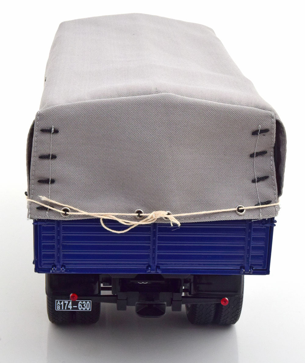KRUPP - TITAN SWL80 DACHSER TRUCK CANVAS TOP TELONATO 2-ASSI 1950 - DARK BLUE BLACK