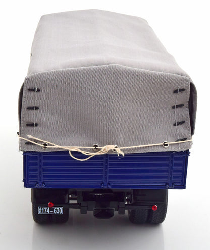 KRUPP - TITAN SWL80 DACHSER TRUCK CANVAS TOP TELONATO 2-ASSI 1950 - DARK BLUE BLACK