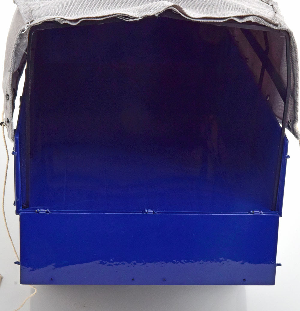 KRUPP - TITAN SWL80 DACHSER TRUCK CANVAS TOP TELONATO 2-ASSI 1950 - DARK BLUE BLACK