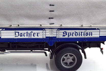 KRUPP - TITAN SWL80 DACHSER TRUCK CANVAS TOP TELONATO 2-ASSI 1950 - DARK BLUE BLACK