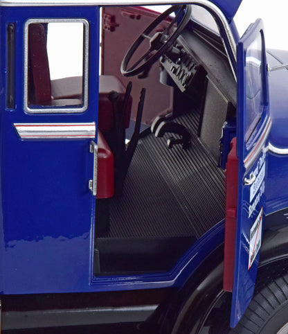 KRUPP - TITAN SWL80 DACHSER TRUCK CANVAS TOP TELONATO 2-ASSI 1950 - DARK BLUE BLACK