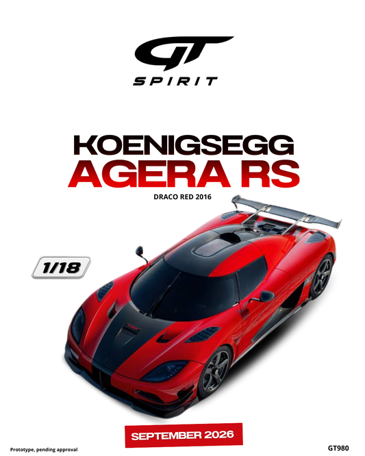 KOENIGSEGG AGERA RS DRACO RED 2016