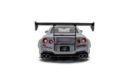 NISSAN - GT-R (R35) TYPE 2 LIBERTY WALK LB WORKS COUPE WITH AMERICAN DIORAMA FIGURE 2018 - GREY