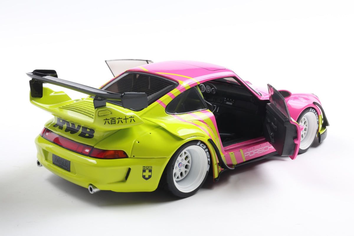 PORSCHE - 911 993 RWB BODYKIT COUPE 2024 - PINK YELLOW