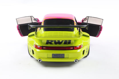 PORSCHE - 911 993 RWB BODYKIT COUPE 2024 - PINK YELLOW