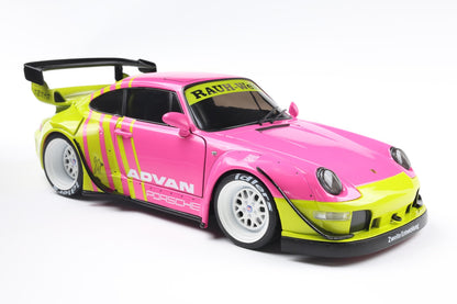 PORSCHE - 911 993 RWB BODYKIT COUPE 2024 - PINK YELLOW