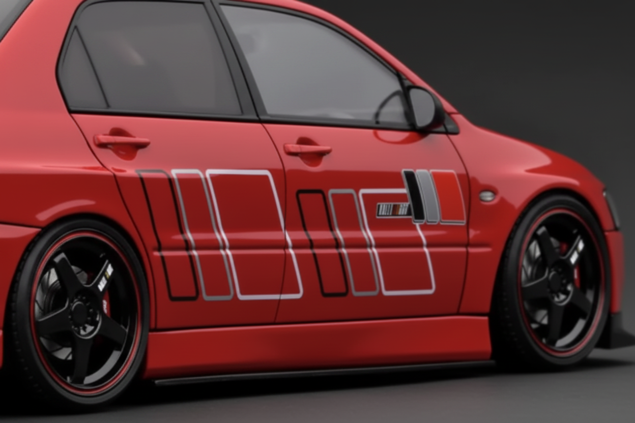 Mitsubishi Lancer Evolution IX MR (CT9A) Red