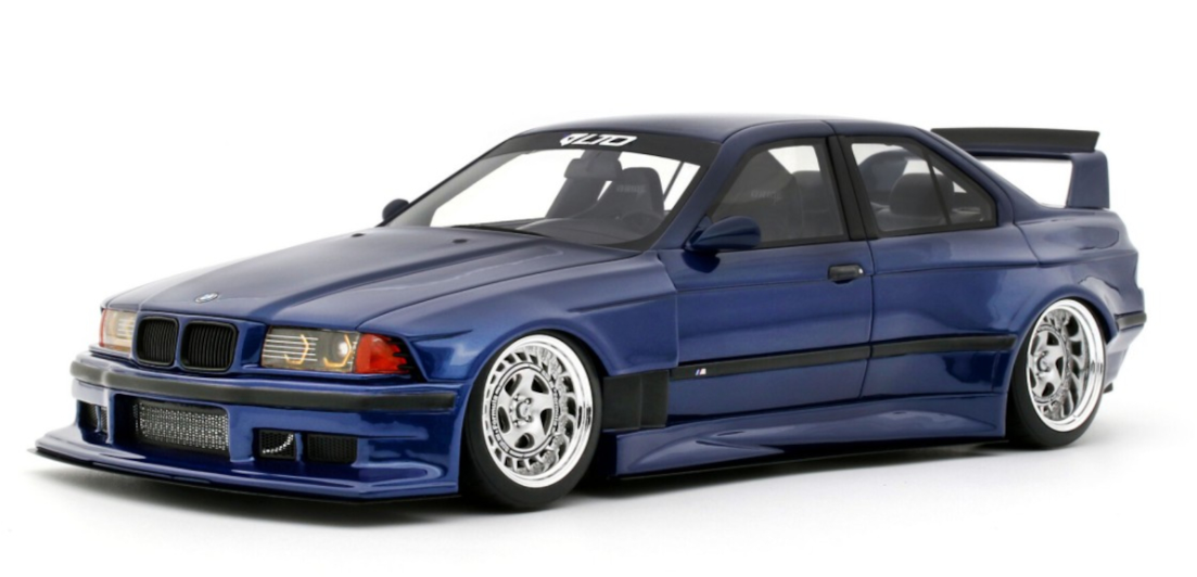 BMW E36 LTO Sedan Turbo Khyzyl Saleem Avus Blue 2023