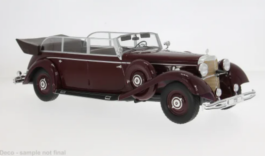 Mercedes 770 (W150) Cabriolet, dunkelrot/schwarz, 1938