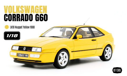 VW VOLKSWAGEN CORRADO G60 YELLOW NUGGET 1988