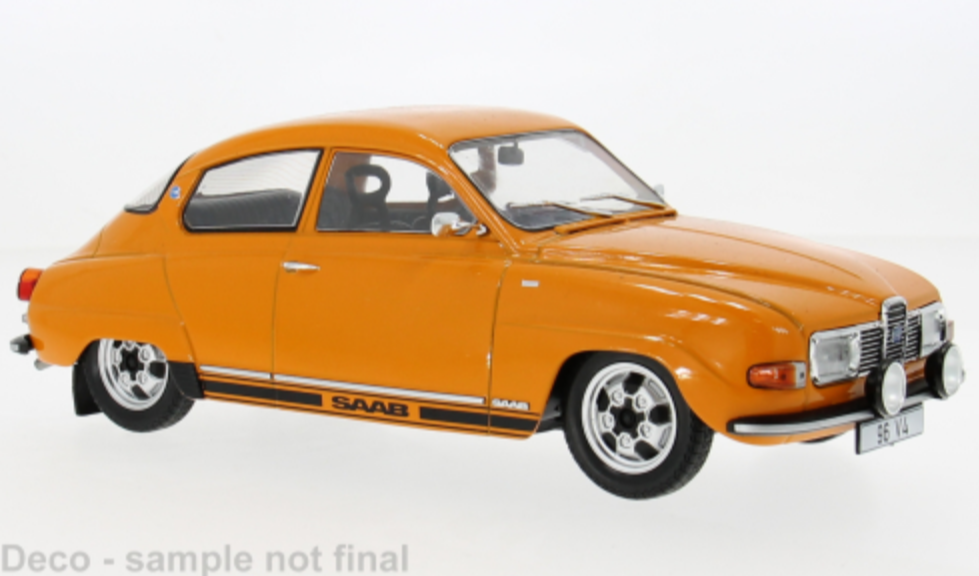 Saab 96 V4, orange, 1970