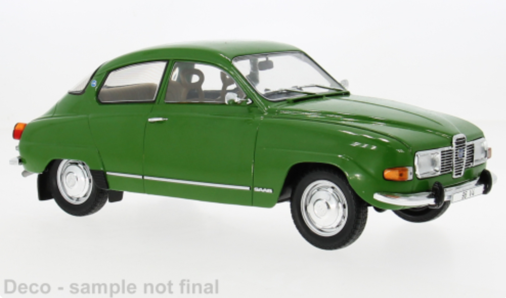 Saab 96 V4, dunkelgrün, 1970