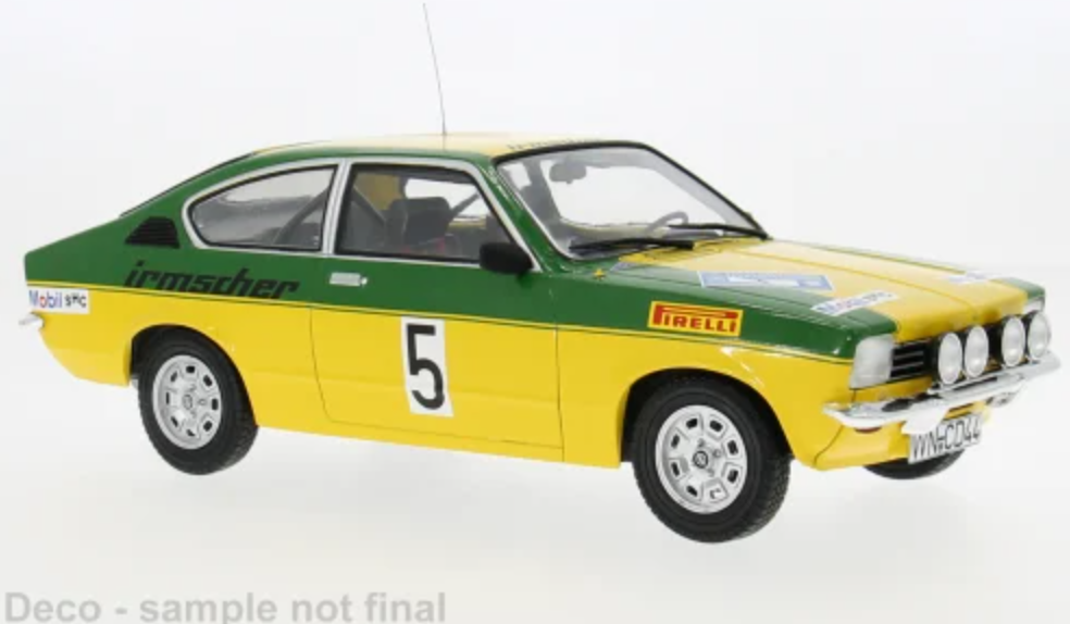 Opel Kadett C Coupe GT/E, International Sachs Winter Rallye, 1976, #5, W.Smolej/C.Geistdörfer