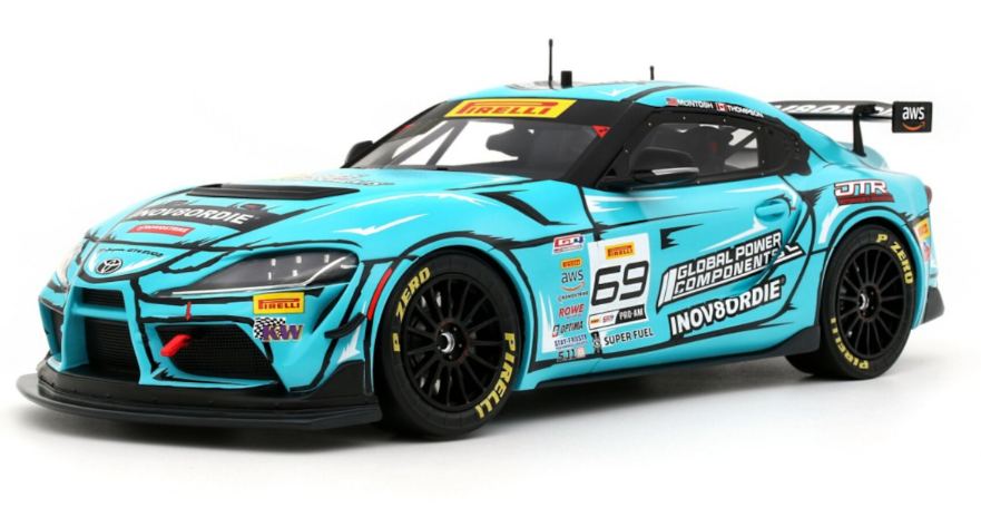 TOYOTA GR SUPRA GT4 EVO 2 A. MCINTOSH / P. THOMPSON BLUE 2025