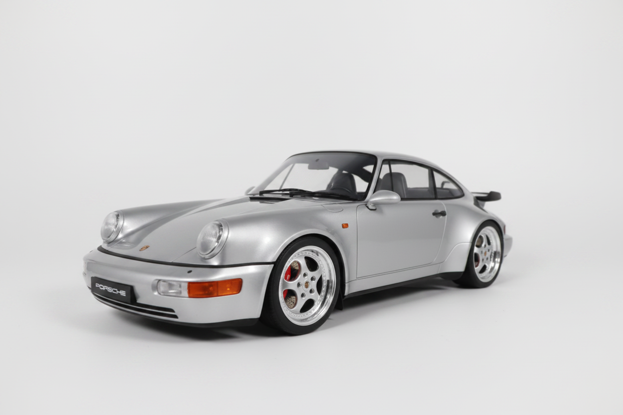 PORSCHE 911 [964] 3.6 TURBO POLAR SILVER 1993